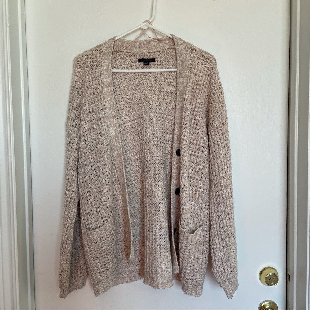 AE Tan/Cream Cardigan